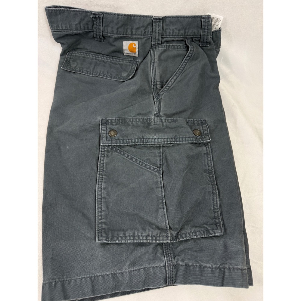 Carhartt Relaxed Fit Cargo Canvas Shorts 2 Pairs  SZ 36 - Picture 6 of 12